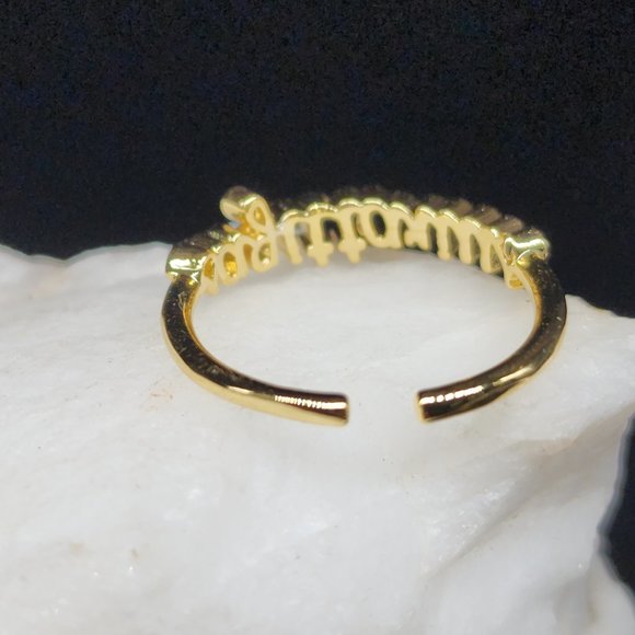 Astrology Horoscope ZODIAC SAGITTARIUS 14K Gold Plated Ring Birthday Gift - Picture 5 of 9